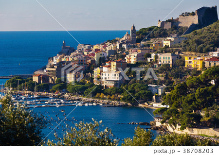 Panorama of Portovenere, Italy 38708203