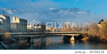 Panorama of Grenoble, France Panorama of Grenoble, France 38708238
