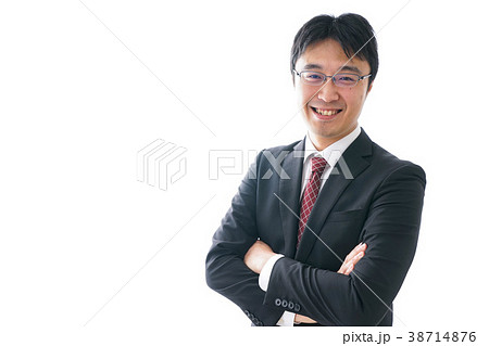 笑顔のビジネスマン 笑顔のビジネスマン 38714876