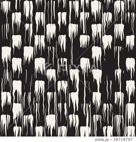 Vector seamless pattern with brush stripes and 38718797