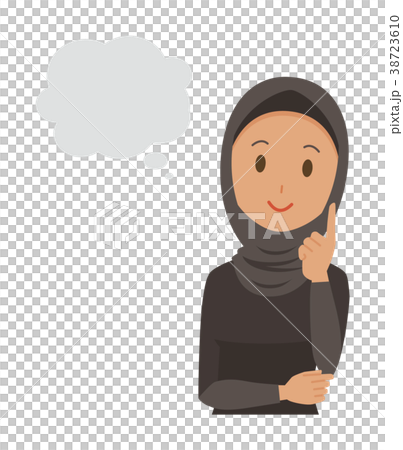 民族衣装を着たアラブの女性が想像している 38723610
