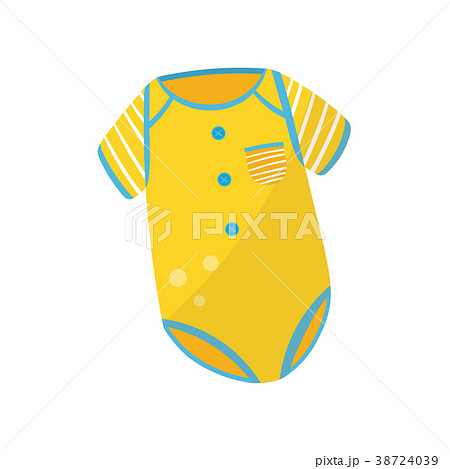 Adorable baby bodysuit with short sleeves, round 38724039