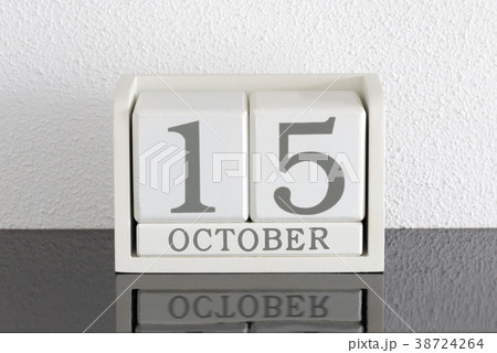 White block calendar White block calendar 38724264