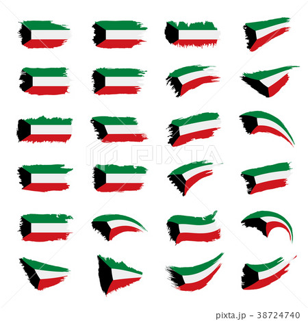 Kuwait flag, vector illustration Kuwait flag, vector illustration 38724740
