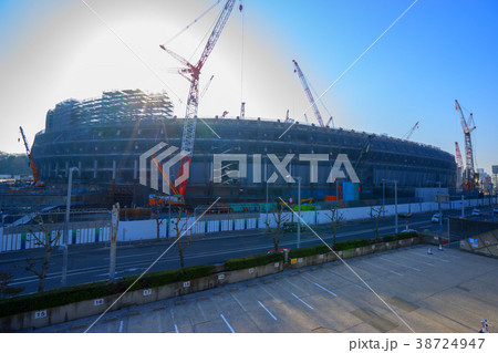 工事中の国立競技場 2018年3月 工事中の国立競技場 2018年3月 38724947
