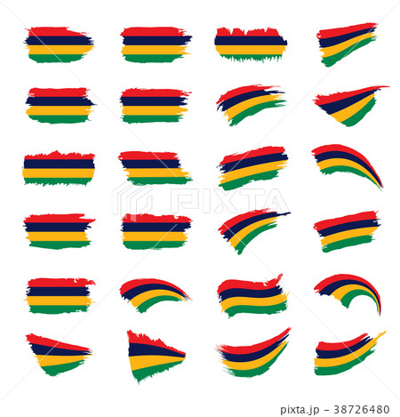 Mauritius flag, vector illustration 38726480