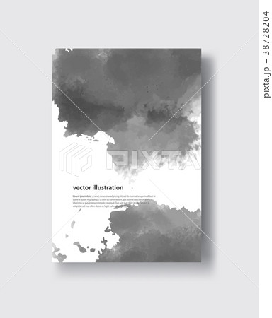 Vector gray color brush strokes. 38728204