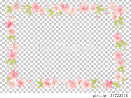 Sakura _ square frame 38728328