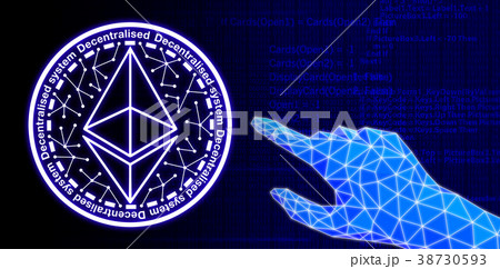 仮想通貨イラスト 38730593