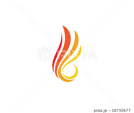 Fire flame Logo Template vector 38730677