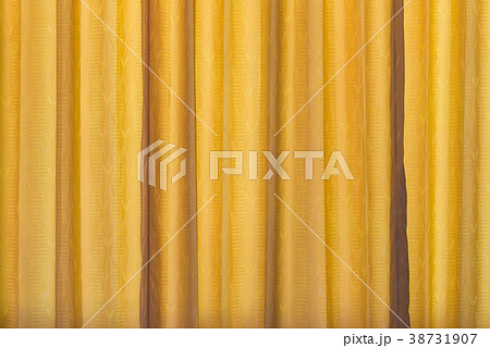yellow curtain fabric texture for background yellow curtain fabric texture for background 38731907
