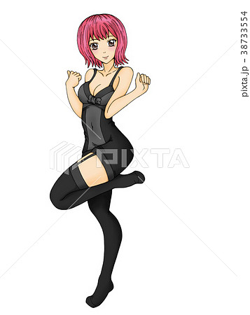 ランジェリー姿の女性 38733554