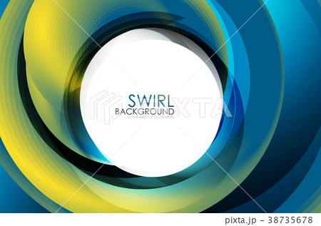 Spiral swirl flowing lines 3d effect abstract Spiral swirl flowing lines 3d effect abstract 38735678