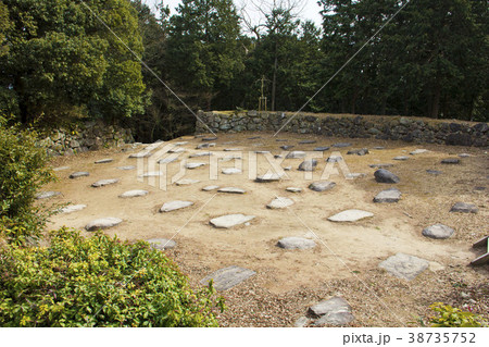 安土城址 天主台天守閣跡 信長の城 安土城址 天主台天守閣跡 信長の城 38735752