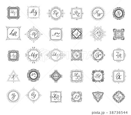 Set luxury sign Set luxury sign 38736544
