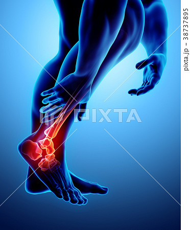 Ankle painful - skeleton x-ray. 38737895