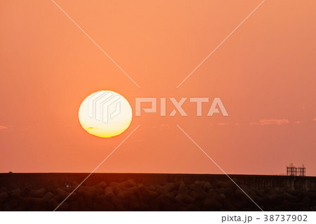 夕焼け空 38737902