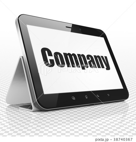 Business concept: Tablet Computer with Company on Business concept: Tablet Computer with Company on 38740367