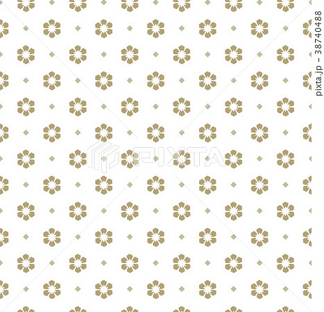Flower geometric pattern. Seamless vector  38740488