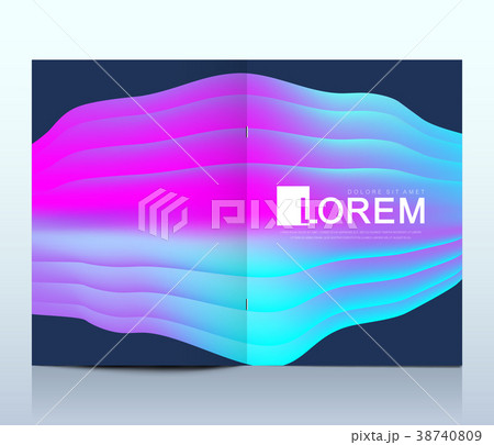 Modern vector template for brochure Leaflet flyer 38740809