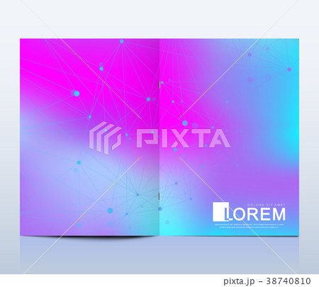 Modern vector template for brochure Leaflet flyer 38740810