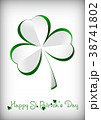 Holiday card on St. Patrick's Day 38741802