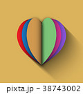 Conceptual 3D heart Logo Vector Illustration 38743002
