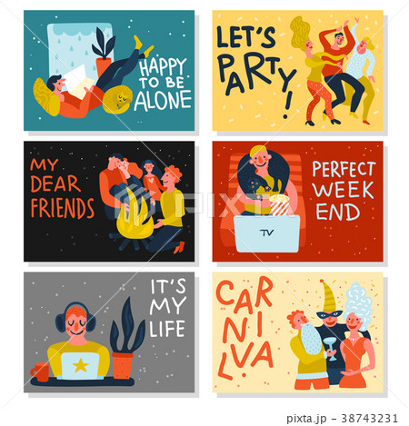 Extraversion Introversion Horizontal Cards Extraversion Introversion Horizontal Cards 38743231