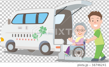 介護デイケア車椅子01 38746241