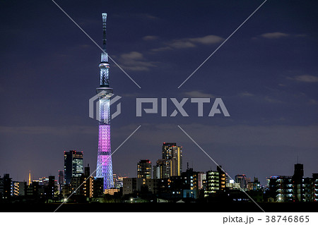 東京スカイツリー 春限定ライトアップ「舞」 東京スカイツリー 春限定ライトアップ「舞」 38746865