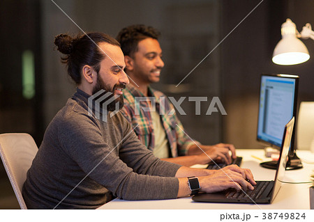 creative team with computers working at office creative team with computers working at office 38749824