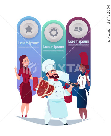 Set Of Cooking Template Infographic Elements Set Of Cooking Template Infographic Elements 38752004