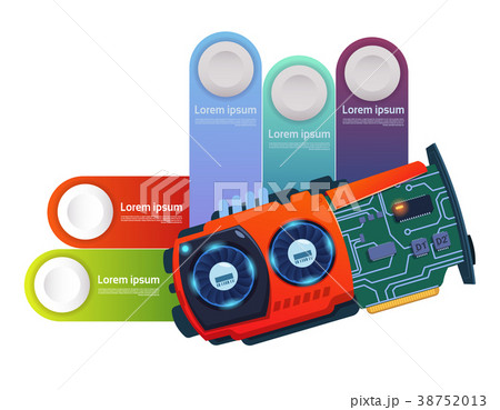 Template Infographic Elements With Circuit Chip Template Infographic Elements With Circuit Chip 38752013