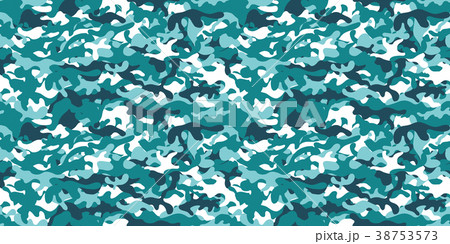 迷彩パターン-シームレス 38753573