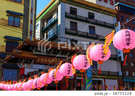 長崎ランタンフェスティバル　銅座川　【長崎県長崎市】 38755228