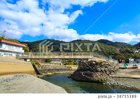 外海石積集落景観　出津漁港の波止　ながさきサンセットロード　【長崎県長崎市外海町】 38755389