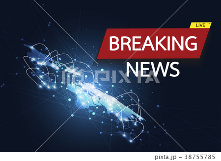 Breaking news live on world map connection Breaking news live on world map connection 38755785