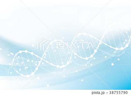 Science template, wallpaper or banner with a DNA 38755790