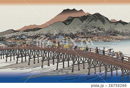 東海道五十三次／三条大橋 38756266