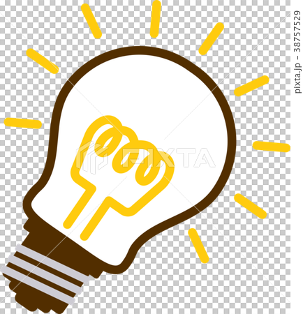 發光的白熾燈泡 38757529