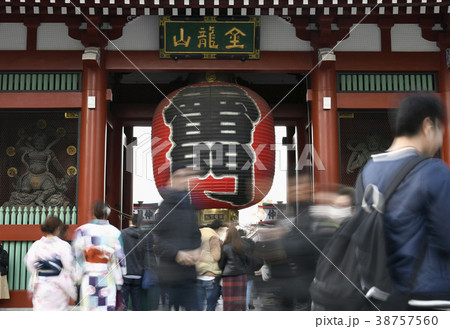 日本の東京都市景観、浅草寺・雷門 日本の東京都市景観、浅草寺・雷門 38757560