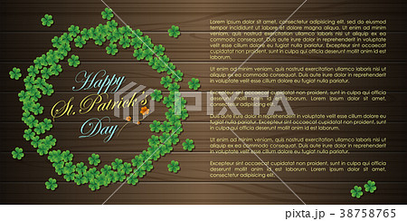 Abstrackt of St.Patrick's Day 38758765