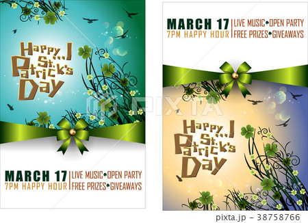 Abstrackt of St.Patrick's Day. 38758766