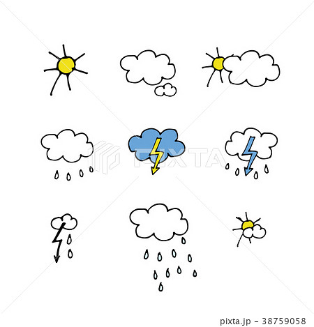 Weather forecast, icons set for your design Weather forecast, icons set for your design 38759058