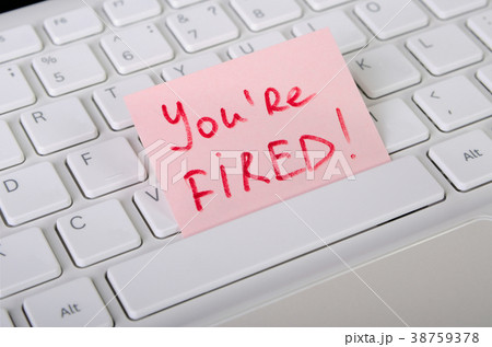 Job dismissal notice 38759378