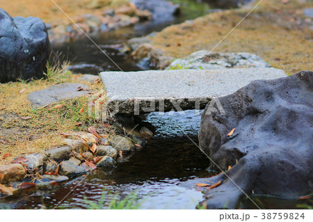 the river at Tenman gu shrine garden kyoto 38759824