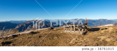 Italian Alps seen from the Plateau of Lessinia Italian Alps seen from the Plateau of Lessinia 38761015