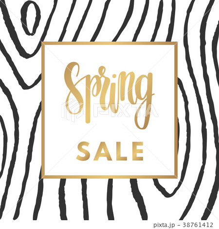 Spring sale banner. 38761412