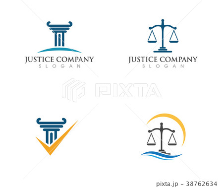 justice law Logo Template vector 38762634