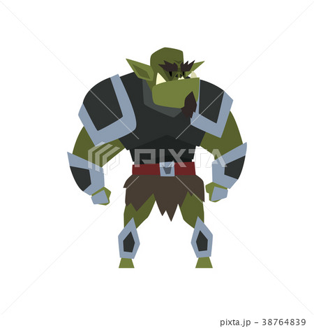 Green fantasy magical warrior creature character Green fantasy magical warrior creature character 38764839